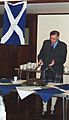 Bob Purdie addressing haggis 20040124