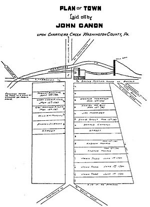 Canonsburg plots John Canon