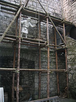 Castle Rushen outdoor exhibition