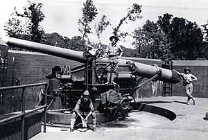 Fort Washington, MD, Gun Crew in the 1920s