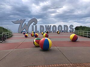 Jibreel23 Wildwood Beach Ball Sign