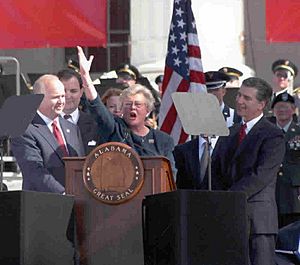 Kay Ivey is sworn in as State Treasurer