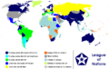 League of Nations Anachronous Map