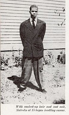 Malcom X zoot suit