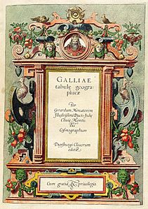 Mercator Atlas 1595 page 107 Galliae