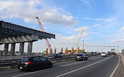 Mill Basin Bridge construction jeh