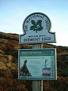 NT Sign Derwent Edge