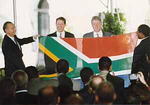 New South African flag unveiling