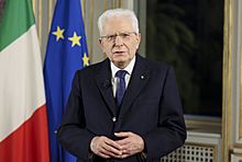 Sergio Mattarella in December 2021