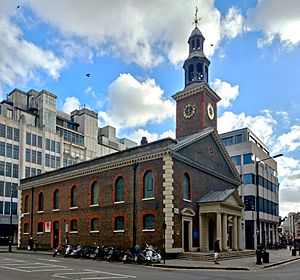 St Peter's Church, Vere Street Dec 2016