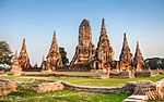 Sunset at Wat Chaiwatthanaram, Ayutthaya, Thailand.jpg