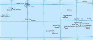 Map of Yap State