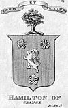 Armorial of Hamilton of Grange (1823)