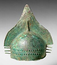 Bronze crested helmet MET DP251326