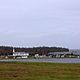 Church and other buildings on Chapel Island seen from a distance