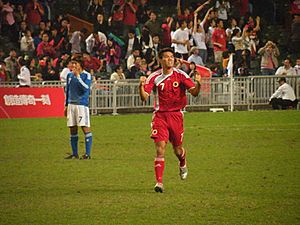 Chan Siu Ki is Hong Kong's top scorer with 40 goals.