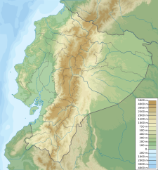 Reventador is located in Ecuador