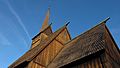 Høyjord stavkirke tak