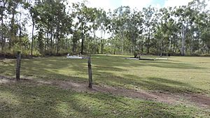 Headstones in Cawarral cemetery, 2016