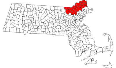 Merrimack Valley Map