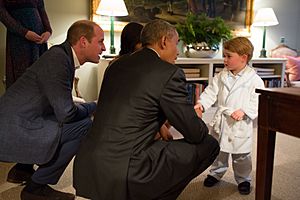 Obamas with the Royals (26488482612)