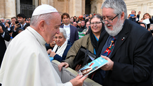 Pope Francis and Dr. Austin Mardon