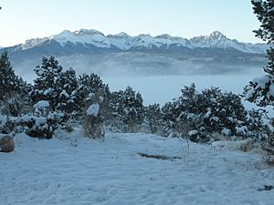 San Juan Mountains in Ridgway