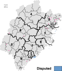 She ethnic townships in Fujian