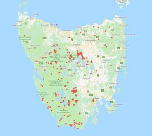 Spatial distribution of Exocarpos hemifusa.png