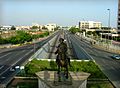 Statue of Pablo Duarte at Av.John F. Kennedy