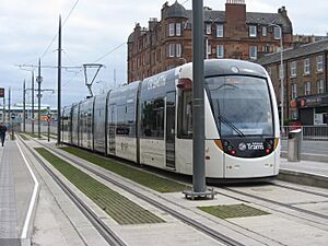 Tram at Newhaven