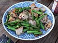 Abalone & Asparagus, Stir-Fried with Black Bean Sauce (207804042)