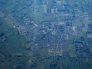 Aerial View Lincoln, New Zealand