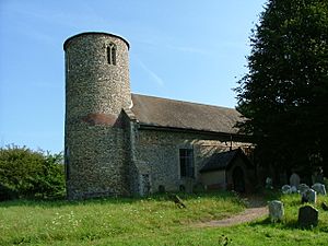 Bruisyard church