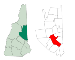 Location in Carroll County, New Hampshire