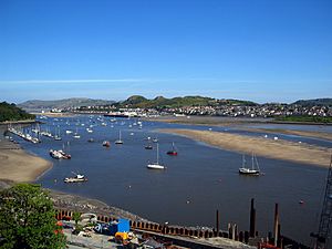 Conwy River from Conwy Castle