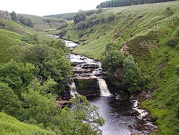 Crammel Linn waterfall, River Irthing.jpg