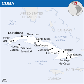 Cuba - Location Map (2013) - CUB - UNOCHA.svg