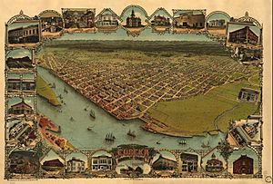 Eureka California Illustrated Map1902