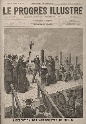 Exécution des anarchistes de Xérès