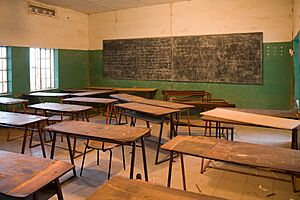 Gambian classroom