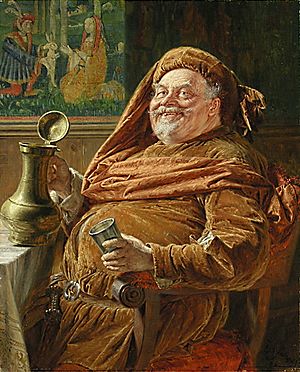 Grützner Falstaff mit Kanne