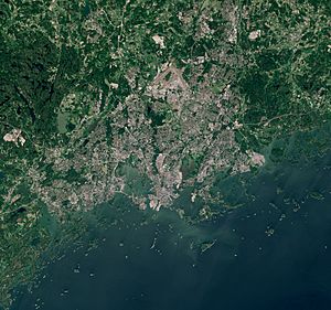 Helsinki by Sentinel-2, 2020-06-26