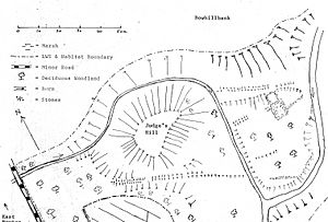 Judge's Hill near Galston map