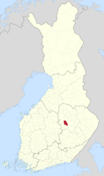 Location of Karttula in Finland