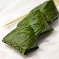 Miang kham on a stick