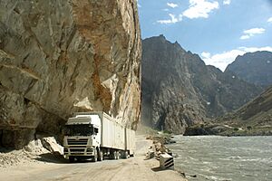 Pamir Highway Truck and Panj