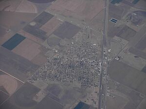 Aerial view of Panhandle