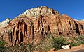 The East Temple from Zion-Mount Carmel Highway