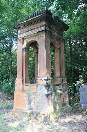 The large Peddie monument, Warriston Cemetery